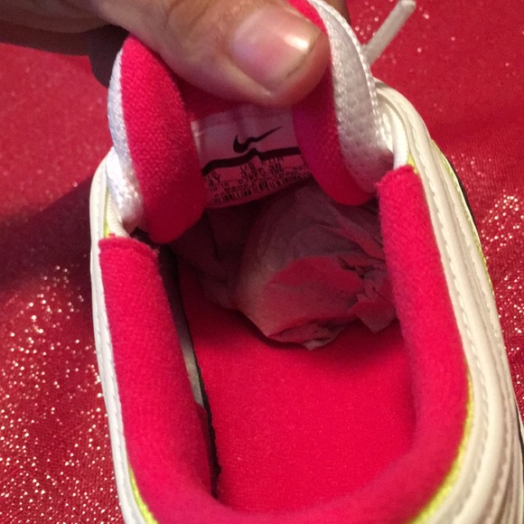 Nike Air Max 97 (GS) White Rush Pink Volt - Picture 7 of 7